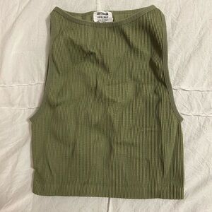 Cotton On Sage Ribbed Tank Top